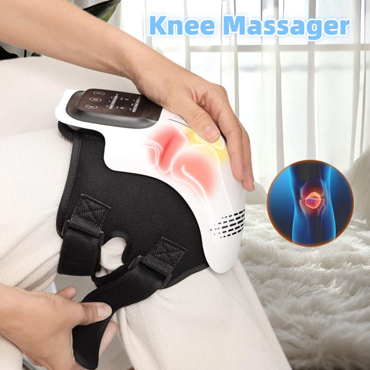 Electric Knee Massager – Smart Heat & Vibration TherapyZenova
