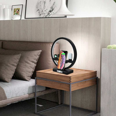 4-in-1 Smart Bedside Lamp with Fast Charger04-in-1 BedlampZenova 