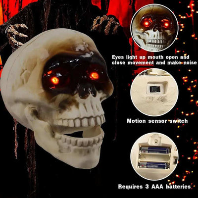 Realistic Animated Floating SkeletonZenova