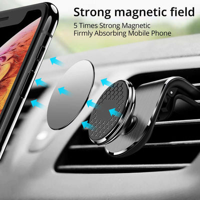 Magnetic Phone Holder 360° – Strong Car MountZenova