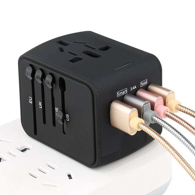 Multifunctionele 4-poorts Oplaadstation & USB Converter04-poorts OplaadstationZenova 