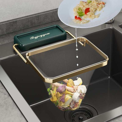 Foldable sink strainer & waste basket with net bag0Opvouwbaar GooteenfilterZenova 